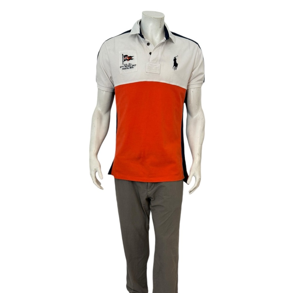 Ralph Lauren Mens Patrol Unit Custom Fit Polo Shirt